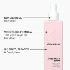 KEVIN.MURPHY Anti.Gravity Spray, control de peinado sin peso para estilos versátiles