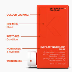 KEVIN.MURPHY EVERLASTING.COLOUR RINSE, enjuague suave que realza el brillo.