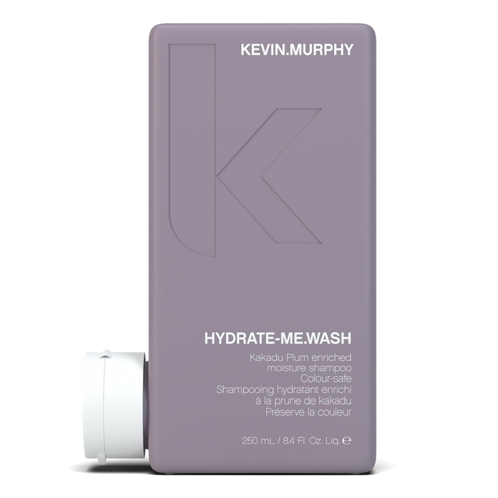 Kevin Murphy Hydrate-Me.Wash, botella elegante que facilita la hidratación diaria del cabello.
