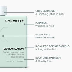 KEVIN.MURPHY Motion.Lotion brillo natural en rizos para un look suave