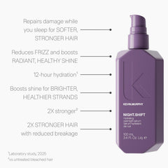 KEVIN.MURPHY NIGHT.SHIFT: producto sobre una mesita de noche para uso nocturno