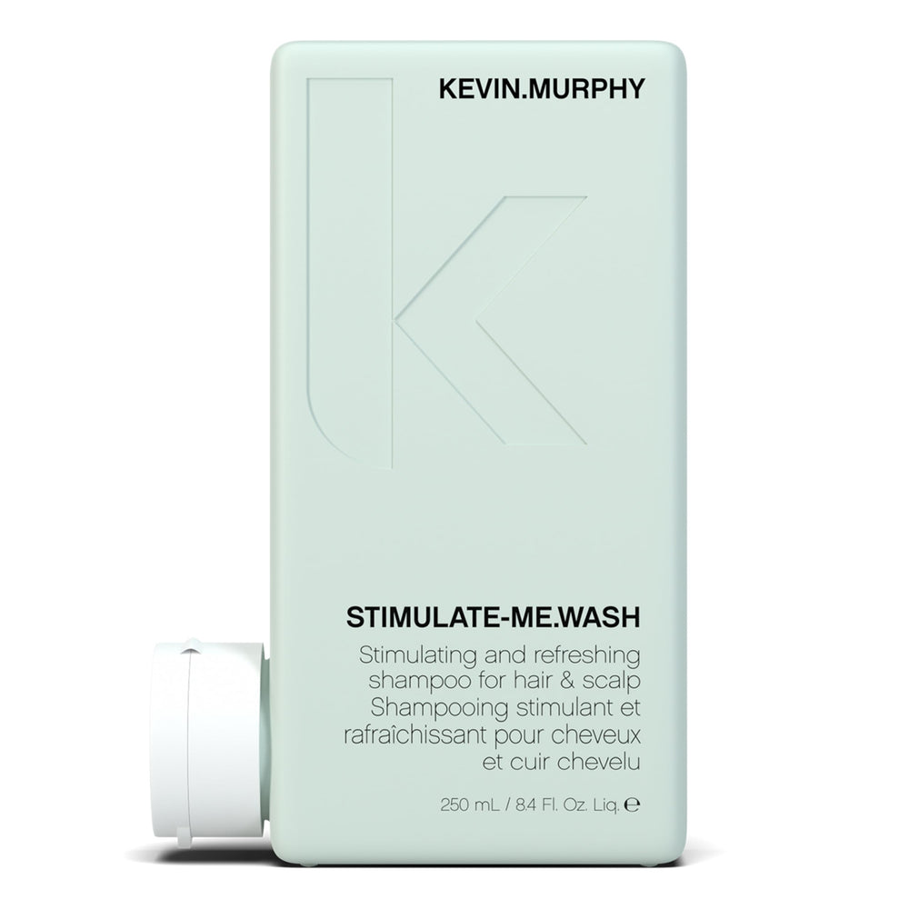 KEVIN.MURPHY Stimulate-Me.Wash: flacon ouvert, lavage clarifiant pour cuir chevelu frais.
