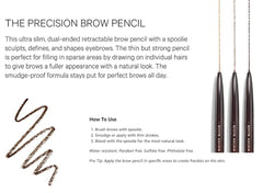 Kevyn Aucoin cejas trazo pelo natural para efecto pelo a pelo suave