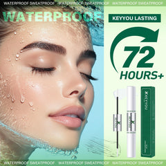 KEYYOU capa refuerzo delgada para pestañas, mayor fijación y acabado suave.