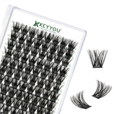 KEYYOU Conjuntos Y01 C Curl 12 mm, efecto natural para un look suave y duradero.