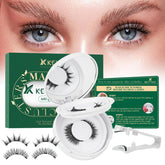 Pestañas magnéticas KEYYYOU Daily Wear para ojos sin pegamento, aspecto natural