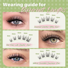 KEYYOU lash glue sealer remover set laid out for at-home use