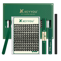 KEYYOU racimos de pestanas 144 unidades para volumen intenso diario.