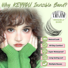 KEYYOU Venus Conjuntos, primer plano de banda invisible para acabado suave.