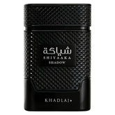 Khadlaj Shiyaaka Shadow, frasco vertido, aroma intenso y duradero para uso diario.