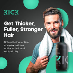 Textura cremosa de Kick Tea Tree Peppermint para un tratamiento suave.