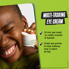 Kiehl's Avocado Eye Treatment proporciona hidratacion-intensa para ojos cansados tras largas jornadas.