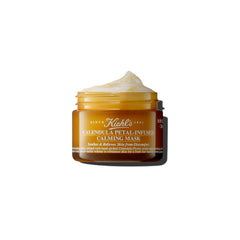 Kiehl's mascarilla calmante de calendula con pétalos, hidrata y deja la piel suave.