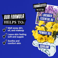 Kiehl's Midnight Recovery émulsion-eau: l'huile devient lait pour rinçage en douceur.