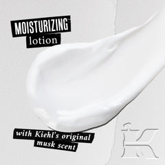 Kiehl's Original Musk Lotion – application sur peau humide pour absorption rapide