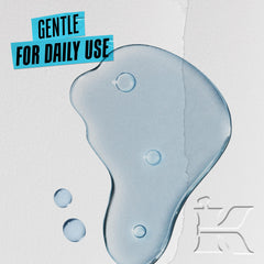 Kiehl's Exfoliante triple ácido: aplicación suave en la palma de la mano
