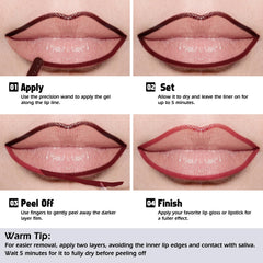 Delineador labial preciso de KIMUSE para un contorno definido.