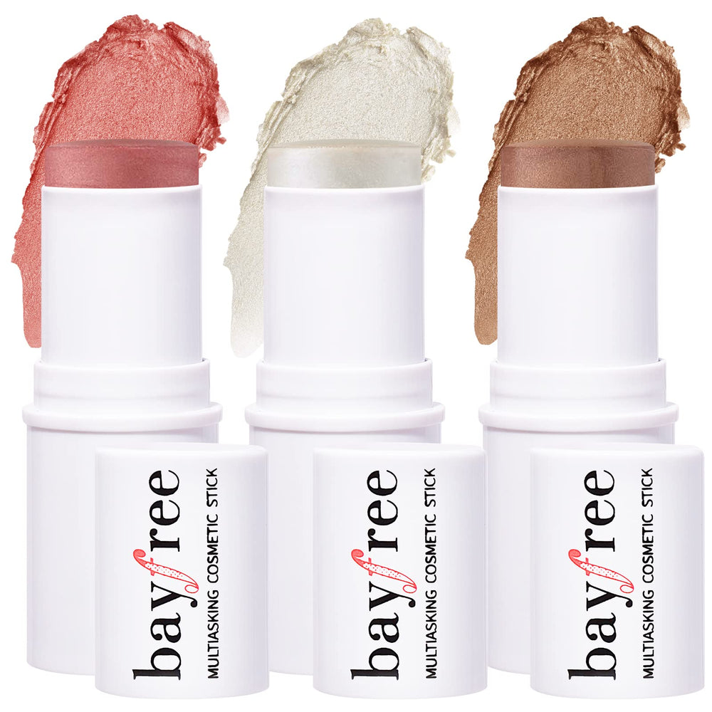KIMUSE Multi Stick Trio rubor: tono suave para mejillas con acabado natural
