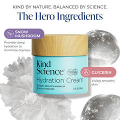 Kind Science - Visage nourri et lissé après usage.