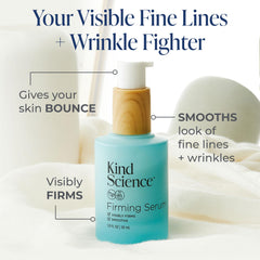 Kind Science Serum, textura ligera, absorción rápida sin sensación grasa.