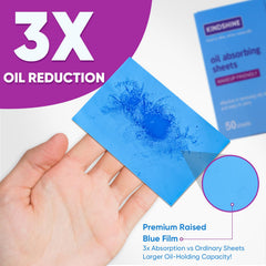 Kindshine control de aceite en movimiento, quedan rostros con un acabado limpio.