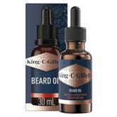 King C. Gillette Huile Barbe argan et jojoba adoucit les poils.