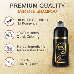 KINGMING cubre canas al 100% en cabello natural