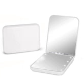 Kintion-espejo-bolsillo 1X/3X con luz para retoques rápidos en cualquier lugar.