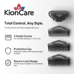KIONCARE guía 3mm para recortes equilibrados y barba definida