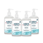 Kirk’s Hydratant mains, bouteille pompe, hydratation durable pour les mains sèches.