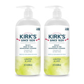 Kirk's 3-en-1 en botella 32 oz para uso diario cabeza a pies.