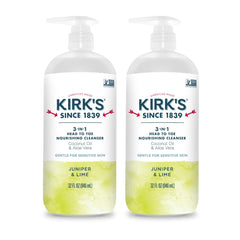 Kirk's 3-en-1 en botella 32 oz para uso diario cabeza a pies.
