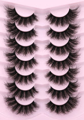 Kiromiro pestañas 8D volumen completo para un look intenso.