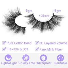 Kiromiro Pestañas estilo cat eye, alarga la mirada y agranda ojos.