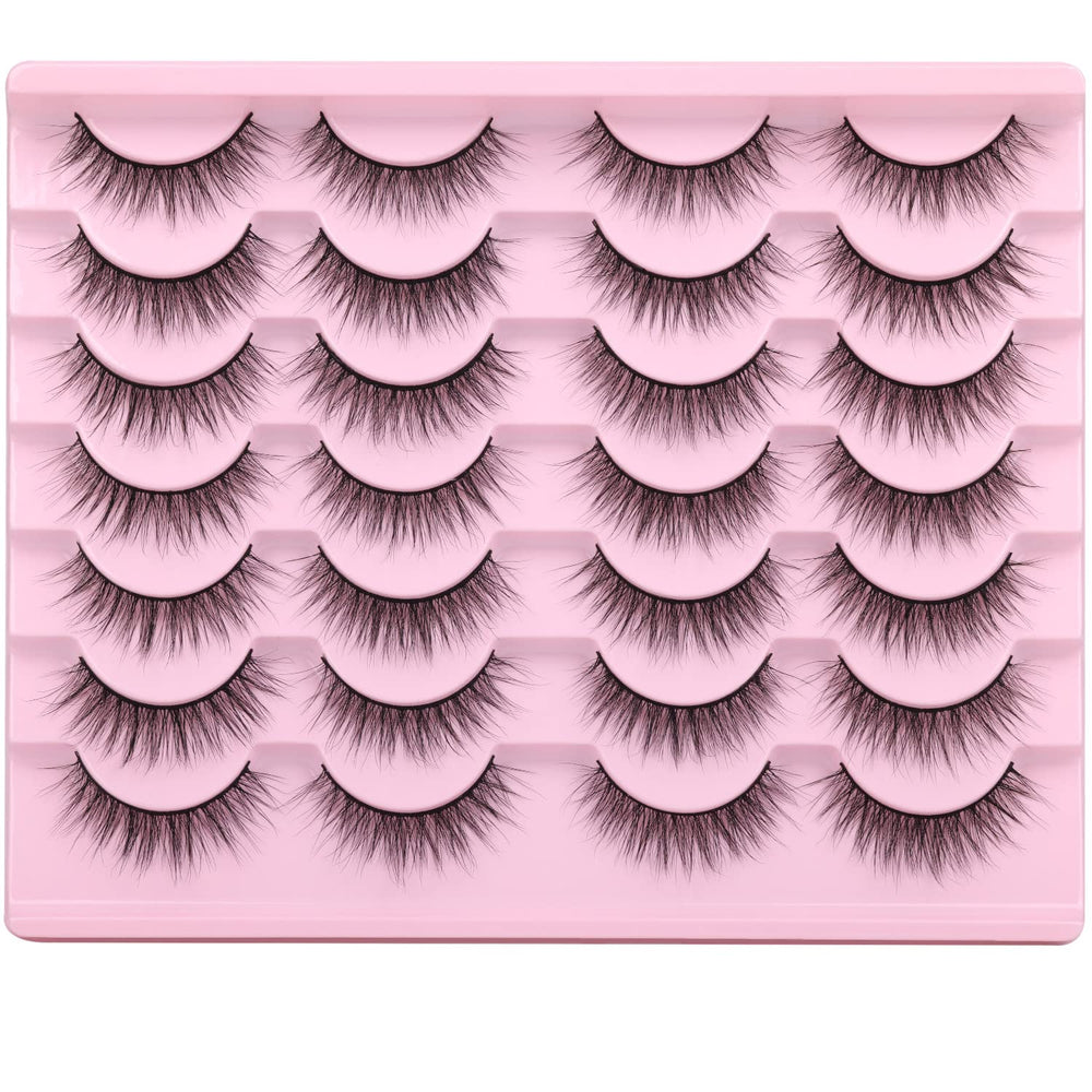 Pestañas Kiromiro falsas de 12mm con aspecto natural para un look suave