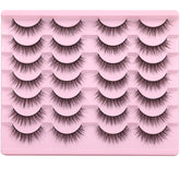 Pestañas Kiromiro falsas de 12mm con aspecto natural para un look suave