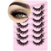 Kiromiro pestañas falsas wispy 3D con volumen cat eye 18mm para mirada definida