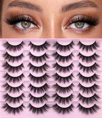 Kiromiro pestañas naturales 16 mm para un look suave y realista.