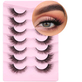 Pestañas Kiromiro estilo ojos alargados para un look natural.