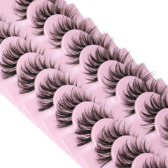Kiromiro pestañas curva D 15mm crean efecto ojo gatuno con volumen suave.