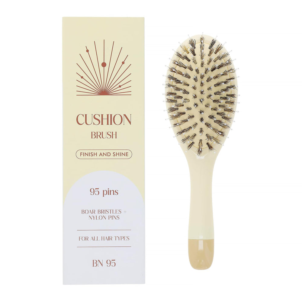 Cepillo KISMETICS con cerdas de jabalí y nailón para brillo natural