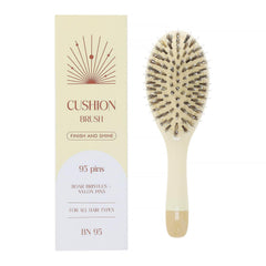 Cepillo KISMETICS con cerdas de jabalí y nailón para brillo natural