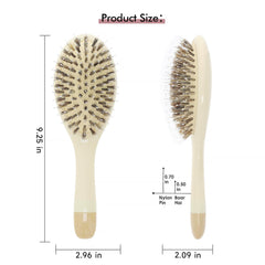 KISMETICS cepillo con puntas de nailón para deslizamiento y desenredo