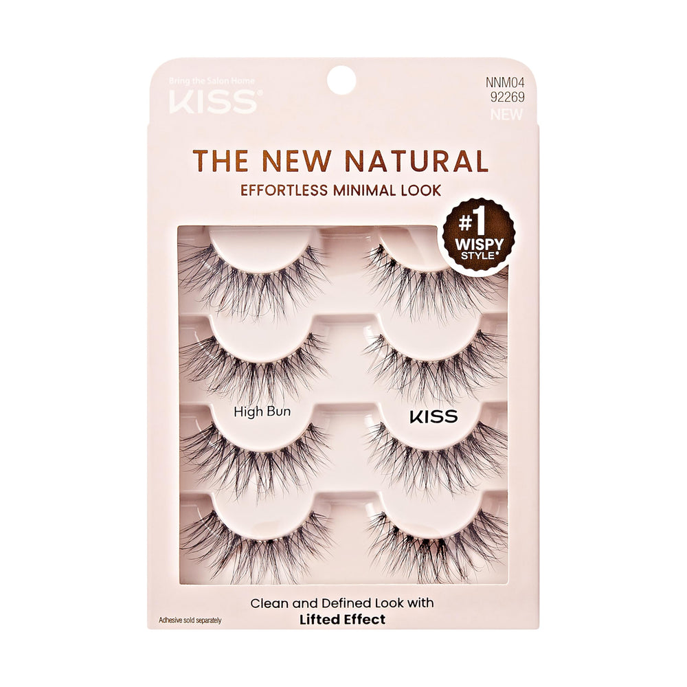 KISS High Bun 12mm primer plano para un look natural y discreto.