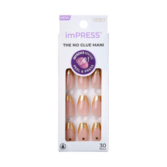 KISS imPRESS kit completo para uñas listas para aplicar sin esmalte.