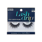 KISS Lash Drip con aspecto húmedo para un glam dramático nocturno