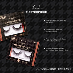 KISS Masterpiece: fibras faux mink suaves con brillo lujoso