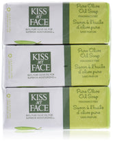 Kiss My Face Jabón en Barra con aceite de oliva puro para hidratación diaria