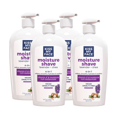 Kiss My Face Moisture Shave botella lavanda: deslizamiento suave para un afeitado cómodo