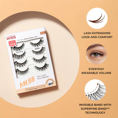 Ligereza de KISS My Lash Bare Affair para uso diario sin peso.